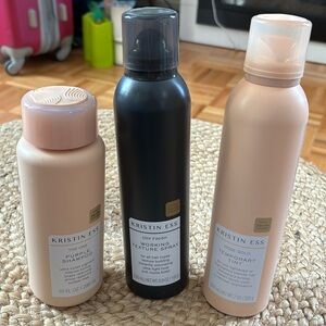 Set of 3 Kristin Ess hair products
